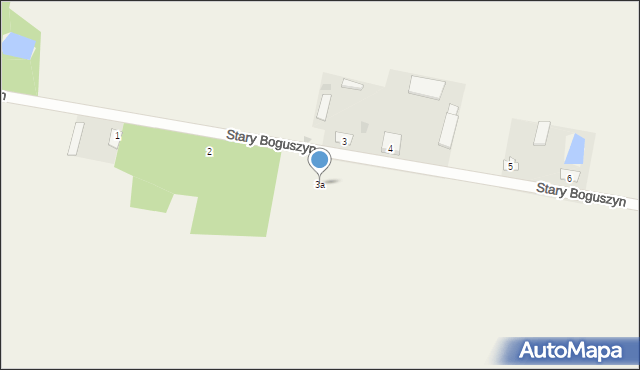 Stary Boguszyn, Stary Boguszyn, 3a, mapa Stary Boguszyn