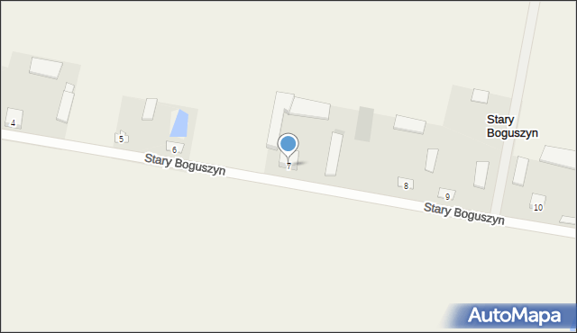 Stary Boguszyn, Stary Boguszyn, 7, mapa Stary Boguszyn