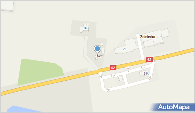 Stary Brześć, Stary Brześć, 19A, mapa Stary Brześć