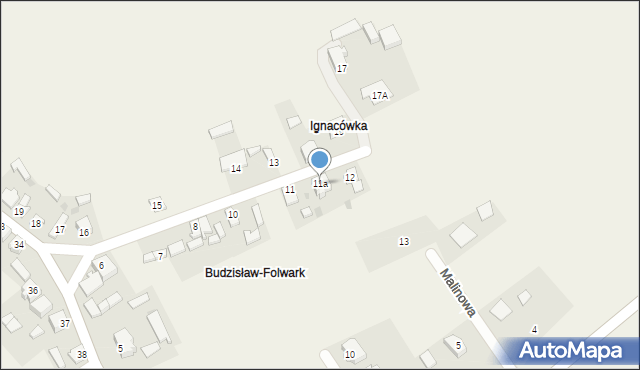 Stary Budzisław, Stary Budzisław, 11a, mapa Stary Budzisław