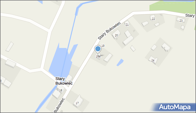 Stary Bukowiec, Stary Bukowiec, 19a, mapa Stary Bukowiec