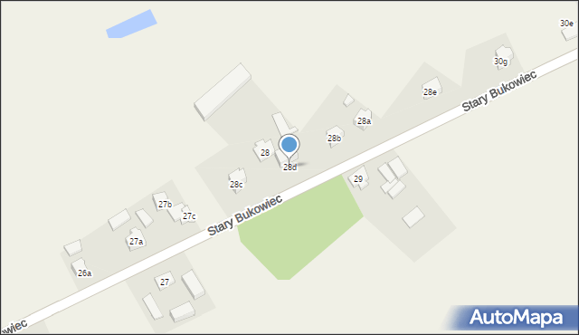 Stary Bukowiec, Stary Bukowiec, 28d, mapa Stary Bukowiec