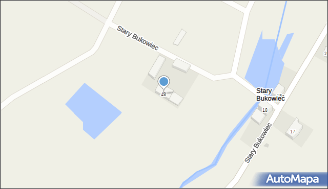 Stary Bukowiec, Stary Bukowiec, 48, mapa Stary Bukowiec