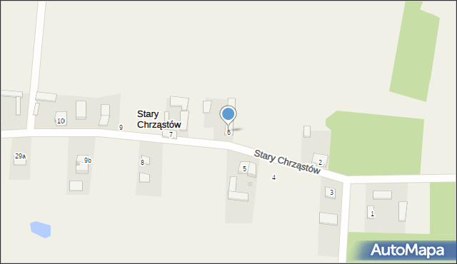 Stary Chrząstów, Stary Chrząstów, 6, mapa Stary Chrząstów