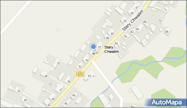 Stary Chwalim, Stary Chwalim, 56, mapa Stary Chwalim