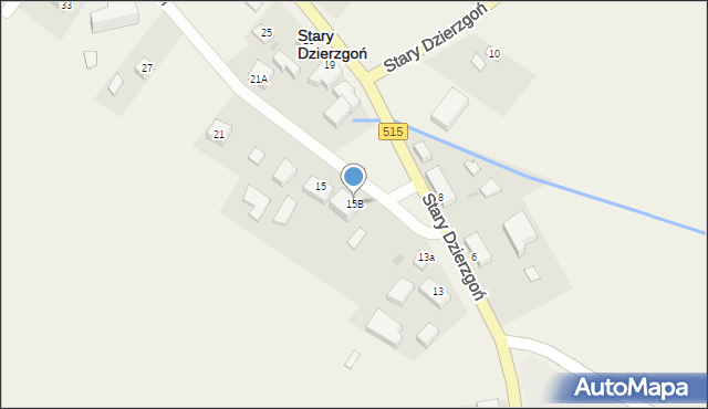 Stary Dzierzgoń, Stary Dzierzgoń, 15B, mapa Stary Dzierzgoń