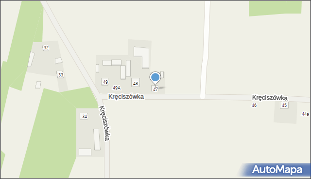 Stary Franciszków, Stary Franciszków, 47, mapa Stary Franciszków