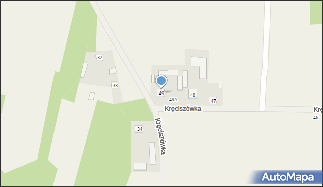 Stary Franciszków, Stary Franciszków, 49, mapa Stary Franciszków
