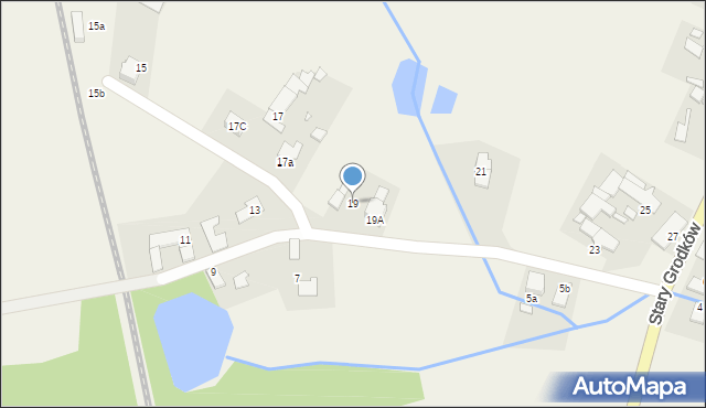 Stary Grodków, Stary Grodków, 19, mapa Stary Grodków