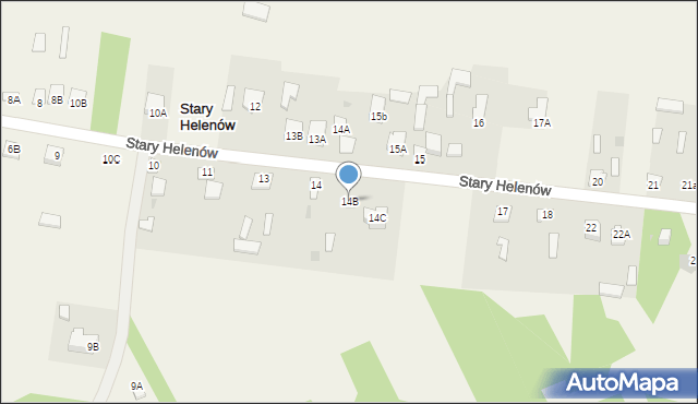 Stary Helenów, Stary Helenów, 14B, mapa Stary Helenów