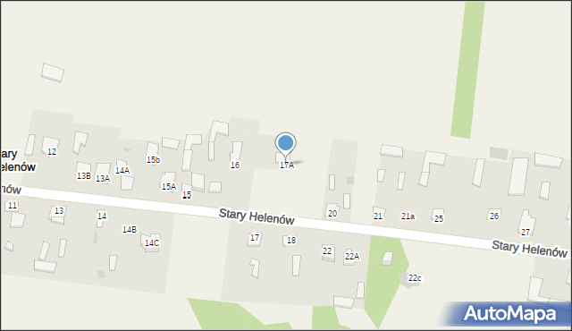 Stary Helenów, Stary Helenów, 17A, mapa Stary Helenów