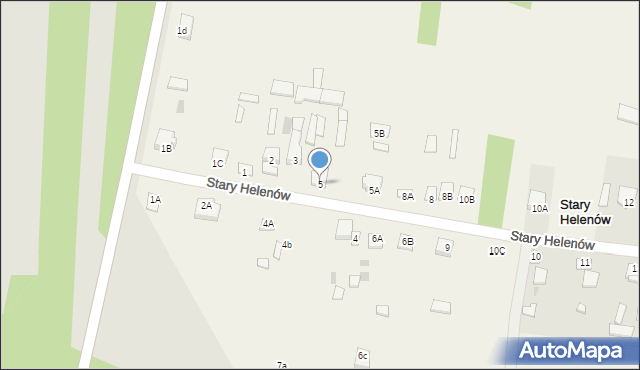 Stary Helenów, Stary Helenów, 5, mapa Stary Helenów