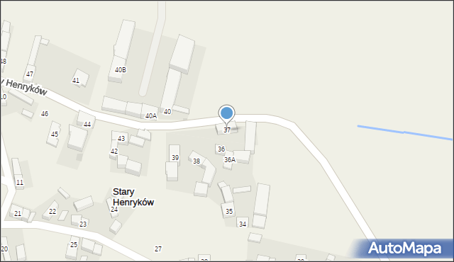 Stary Henryków, Stary Henryków, 37, mapa Stary Henryków