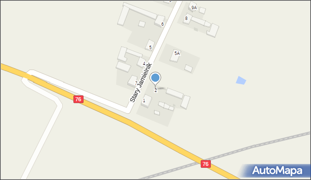 Stary Jamielnik, Stary Jamielnik, 2, mapa Stary Jamielnik