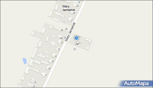 Stary Jamielnik, Stary Jamielnik, 24A, mapa Stary Jamielnik