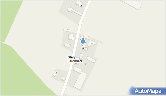 Stary Jaromierz, Stary Jaromierz, 34, mapa Stary Jaromierz