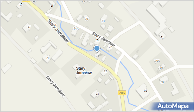 Stary Jarosław, Stary Jarosław, 23, mapa Stary Jarosław