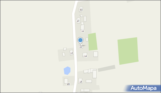 Stary Jasiniec, Stary Jasiniec, 12, mapa Stary Jasiniec
