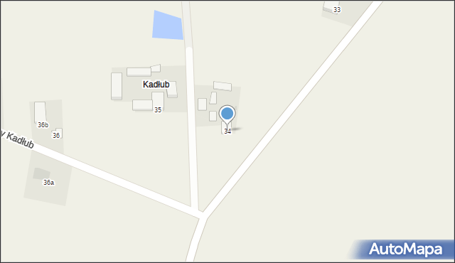 Stary Kadłub, Stary Kadłub, 34, mapa Stary Kadłub