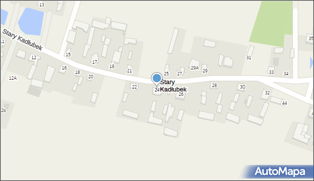 Stary Kadłubek, Stary Kadłubek, 24, mapa Stary Kadłubek