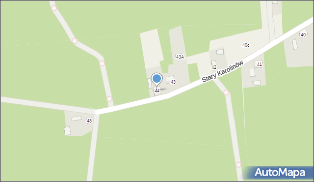 Stary Karolinów, Stary Karolinów, 44, mapa Stary Karolinów