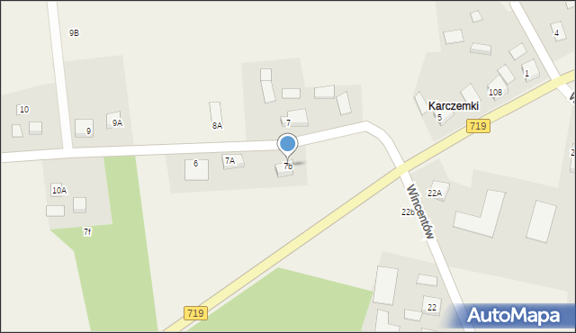 Stary Karolinów, Stary Karolinów, 7b, mapa Stary Karolinów