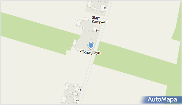 Stary Kawęczyn, Stary Kawęczyn, 29, mapa Stary Kawęczyn