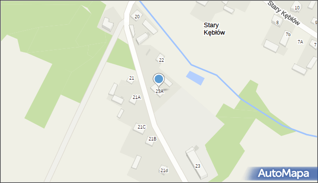 Stary Kębłów, Stary Kębłów, 23A, mapa Stary Kębłów