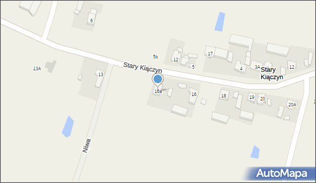 Stary Kiączyn, Stary Kiączyn, 16a, mapa Stary Kiączyn