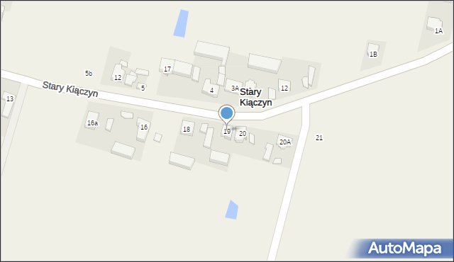 Stary Kiączyn, Stary Kiączyn, 19, mapa Stary Kiączyn