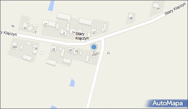 Stary Kiączyn, Stary Kiączyn, 20A, mapa Stary Kiączyn