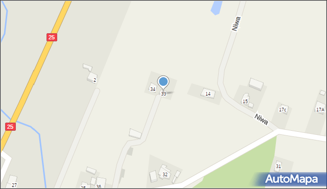 Stary Kiączyn, Stary Kiączyn, 33, mapa Stary Kiączyn