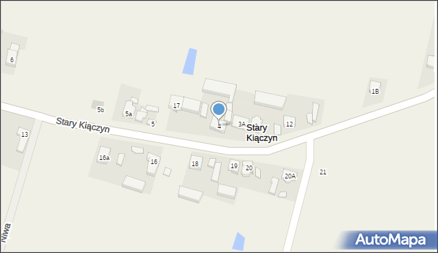 Stary Kiączyn, Stary Kiączyn, 4, mapa Stary Kiączyn