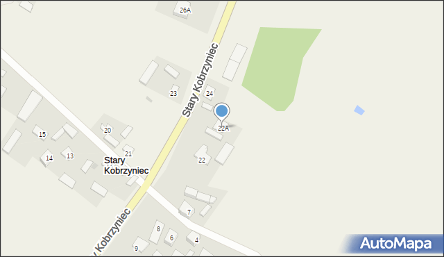 Stary Kobrzyniec, Stary Kobrzyniec, 22A, mapa Stary Kobrzyniec