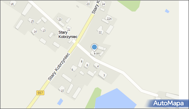 Stary Kobrzyniec, Stary Kobrzyniec, 7, mapa Stary Kobrzyniec