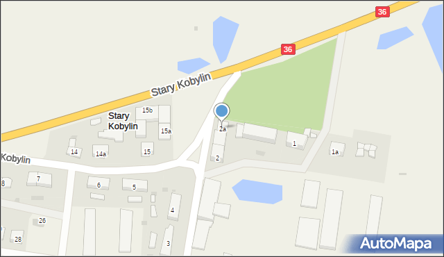 Stary Kobylin, Stary Kobylin, 2a, mapa Stary Kobylin