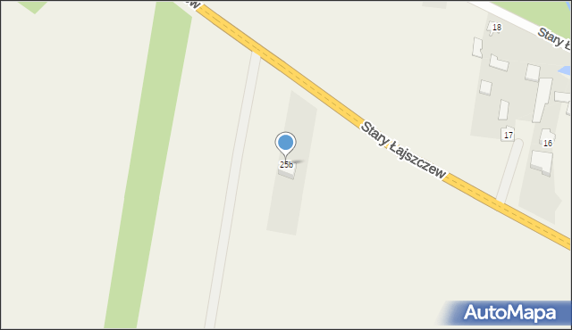 Stary Łajszczew, Stary Łajszczew, 25b, mapa Stary Łajszczew