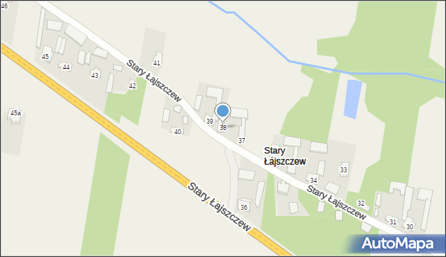 Stary Łajszczew, Stary Łajszczew, 38, mapa Stary Łajszczew