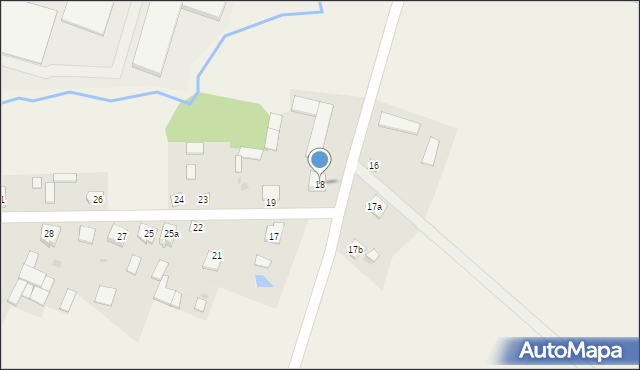 Stary Laskowiec, Stary Laskowiec, 18, mapa Stary Laskowiec