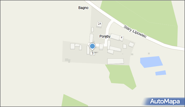 Stary Lipowiec, Stary Lipowiec, 3, mapa Stary Lipowiec