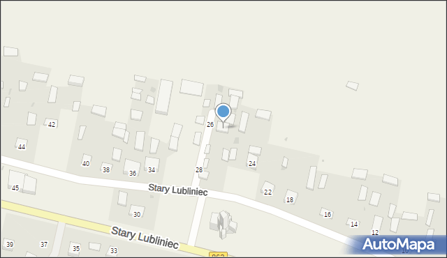 Stary Lubliniec, Stary Lubliniec, 26, mapa Stary Lubliniec