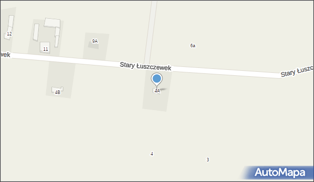 Stary Łuszczewek, Stary Łuszczewek, 4A, mapa Stary Łuszczewek