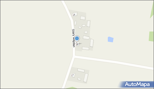 Stary Majdan, Stary Majdan, 16, mapa Stary Majdan