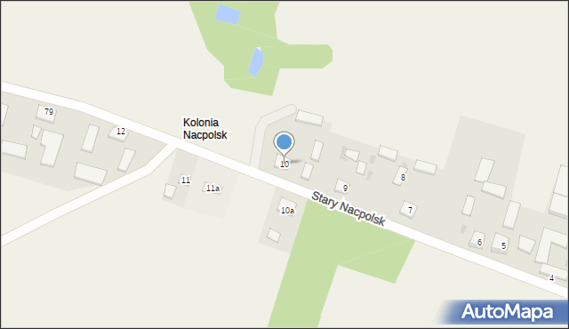 Stary Nacpolsk, Stary Nacpolsk, 10, mapa Stary Nacpolsk