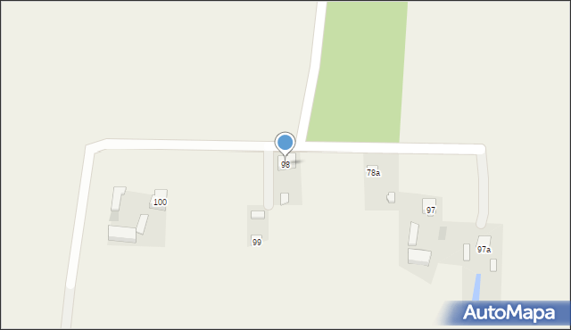 Stary Ochędzyn, Stary Ochędzyn, 98, mapa Stary Ochędzyn