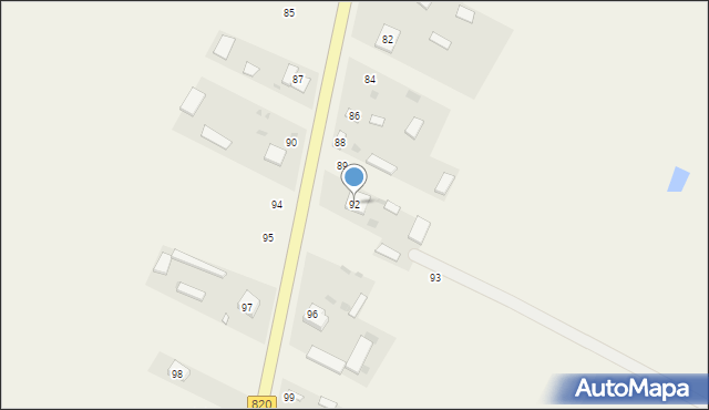 Stary Orzechów, Stary Orzechów, 92, mapa Stary Orzechów