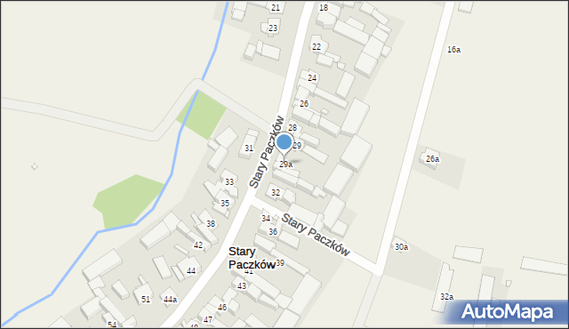 Stary Paczków, Stary Paczków, 29a, mapa Stary Paczków