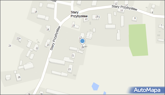 Stary Przybysław, Stary Przybysław, 19, mapa Stary Przybysław