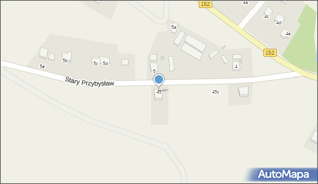 Stary Przybysław, Stary Przybysław, 45, mapa Stary Przybysław