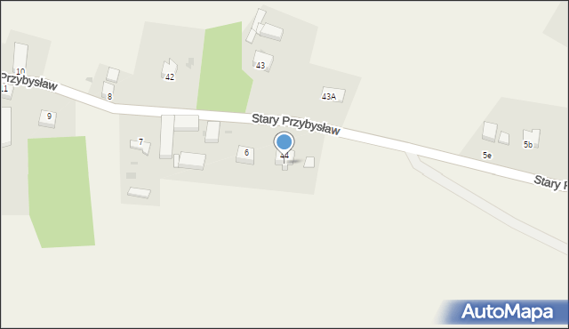 Stary Przybysław, Stary Przybysław, 6a, mapa Stary Przybysław